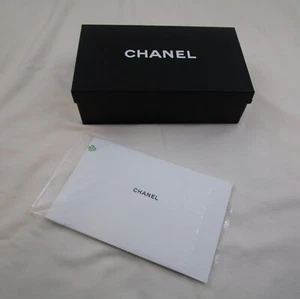CHANEL Authentic EMPTY Black Shoe Box Medium Sized Gift Box 11” x 6.5” x 3.5” - Picture 1 of 10