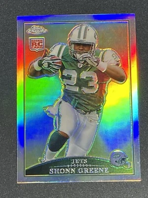 2009 NFL TOPPS CHROME REFRACTOR Shonn Greene RC Rookie New York Jets RB TC176 - Image 1 of 4