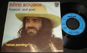 DEMIS ROUSSOS - FOREVER AND EVER 1973 P/S 45 1970s POP BALLAD - Picture 1 of 1
