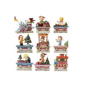 Jim Shore PEANUTS TREN CONJUNTO DE 9-TODOS A BORDO DEL TREN PEANUTS 4063413 CON SALLY - Imagen 1 de 1