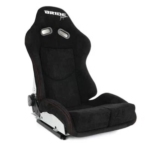 BRIDE Racing Seats Low Max+Carbon Fiber Shell+Adjustable Backrest + Seat Slider - Picture 1 of 11