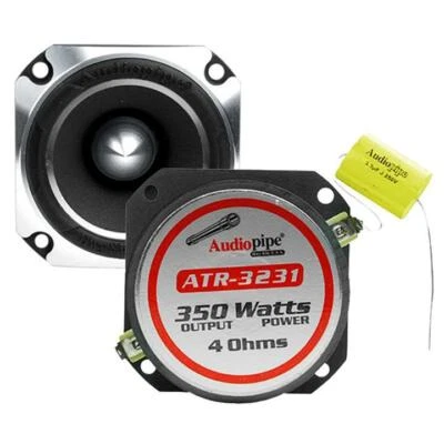 2 Audiopipe ATR3231 1" 350 Watt Heavy Duty Titanium Super Car Tweeters - Image 1 of 4