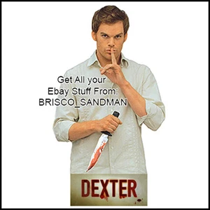 Calamita frigo divertente frigorifero DEXTER "shhhh" Michael C Hall Horror Slasher - Foto 1 di 4