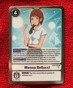 Digimon Card Game Menoa Belluci- BT6-092 R NM - Picture 1 of 2