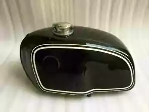 BMW R100 Rt Rs R90 R80 R75 czarny błyszczący lakierowany stalowy zbiornik i nasadka - Zdjęcie 1 z 6