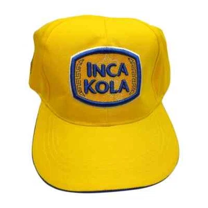 New Inca Kola Peru Golden Soda Drink Men's Hook & Loop Baseball Embroidered Hat - Picture 1 of 3
