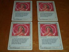4x Playset MTG Magic the Gathering Complete Set of 4 x4 Card Revised 3rd Edition