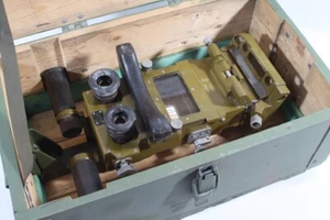 1 X Old Periscope Angle Telescope Angle Glass Optics Tank Sight Optics Box - Picture 1 of 12