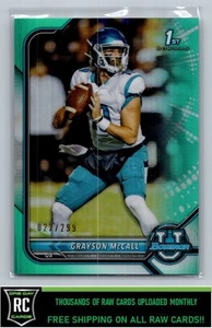 2021-22 Bowman University Chrome Aqua Grayson McCall #55 Chanticleers - Picture 1 of 2