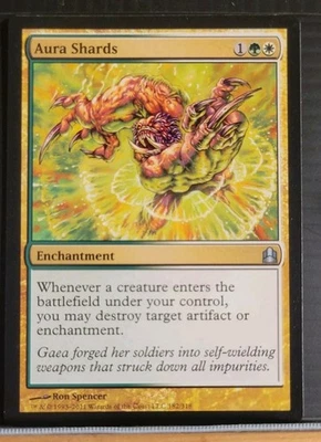 Mtg AURA SHARDS NM Commander 182/318 -Argo- - Image 1 of 2