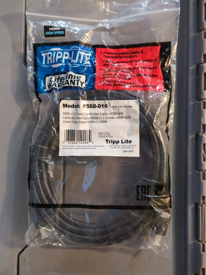 Cable HDMI 16 pies Tripp Lite P568-016 HDMI cable digital de alta velocidad (16 pies) Foto 1 de 1
