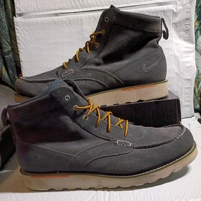 🔥Nike Мужская ACG серый замшевые ботинки мужчин sz. 15 стиль 525387-448 универсальное использование🎁 - Изображение 1 из 4