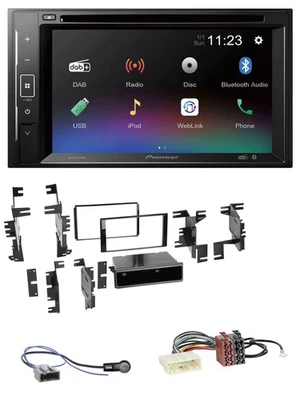 Pioneer Bluetooth MP3 USB 2DIN DAB DVD Autoradio für Nissan Versa Tiida C11 2007 - Bild 1 von 4