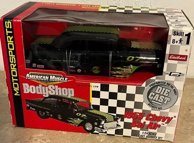 '55 Chevy Bel Air Ertl American Muscle Body Shop Motorsports 1:24 Scale Die Cast - Image 1 of 4