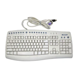 Microsoft Internet Keyboard Pro X05-62767 RT9420 V:5FTW Both USB & PS/2 Tested - Picture 1 of 10