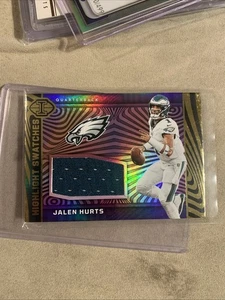 2023 Panini Illusions - Highlight Swatches Jalen Hurts #HS-JHU Eagles Oklahoma - Picture 1 of 2