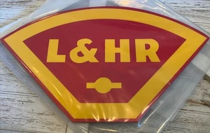 De colección L&HR Lehigh And Hudson River Railroad NUEVO letrero prensa madera 15”x8,5” - Imagen 1 de 3