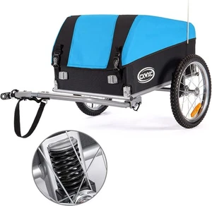 Bicycle Trailer with Shock Absorber, Large Load Capacity up to 120L 40KG - Picture 1 of 8