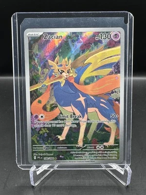 POKEMON!  PHANTASMAL FLAMES!  ZACIAN!  ILLUSTRATION RARE!  FULL ART!  100/094 - Image 1 of 2