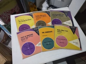 6 URANIA RED VINYL 45 EPS CLASSICAL & OPERA WAGNER, STRAUSS, OFFENBACH, GOUNOD - Imagen 1 de 13