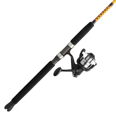 Bigwater Spinning Reel and Fishing Rod Combo, Black/Red/Yellow - Image 1 of 4