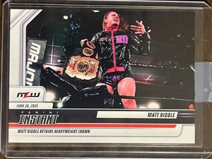 2025 Panini Instant MLW #7 Matt Riddle Summer of the BEASTS - Picture 1 of 2