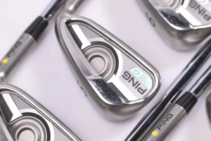 Ping G Series Irons / 4-PW / Yellow Dot / Regular Flex Ping AWT 2.0 Shafts - Picture 1 of 7