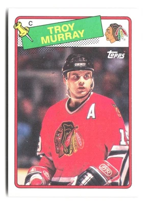 1988-89 Topps #106 Troy Murray - Image 1 of 2