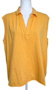 Frank & Eileen Olivia Popover Kragen Tank ärmellos Mandarine Top Damen Gr. XL - Bild 1 von 8