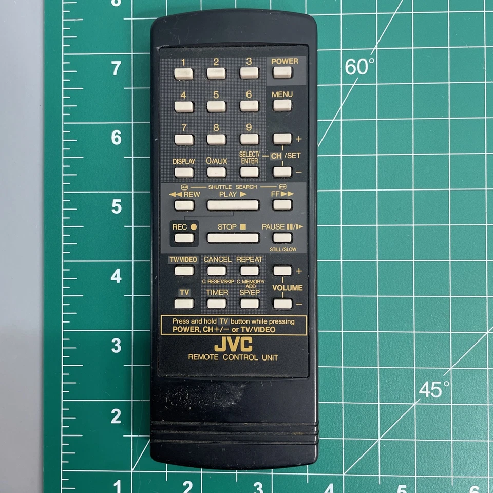 JVC GUR64EC1086 Remote Control For RX307TN RX307TNJM RX309TN RX309TNJM, tested - Image 1 of 4