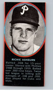 1971 Dell Today's Team Baseball Stamps Richie Ashburn Philadelphia Phillies - Picture 1 of 2