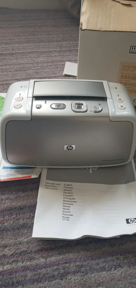HP Photosmart A430 Compact Printer with Remote - Image 1 of 4