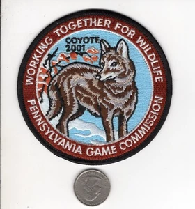 Pennsylvania Game Commission 2001 trabajando juntos para parche de coyote de vida silvestre - Imagen 1 de 1