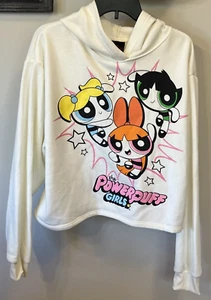 The Power Puff Girls Cropped Hoodie Sweatshirt -Juniors Size XXXL (21) NEW - Picture 1 of 2