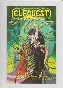 ELFQUEST SIEGE AT BLUE MOUNTAIN #6 APPLE COMICS 1988 FN COMBINE SHIP - Picture 1 of 2