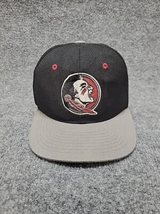 FSU Florida State Seminoles Hat Cap Black Gray Snapback Zephyr Zhat Adjustable - Picture 1 of 8