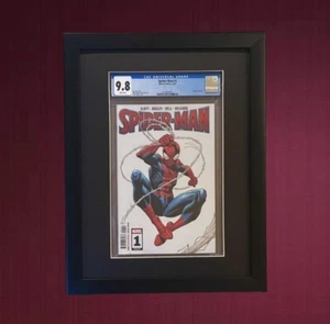 11X14 BLACK SHADOW BOX FOR CGC GRADED COMIC- WITH ACID-FREE MAT & UV PROTECTION - Picture 1 of 1