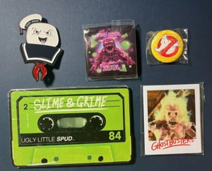 Ghostbusters Promo Stay Puft Marshmallow Man Enamel Metal Badge Pin + 5 items - Bild 1 von 1