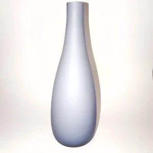 Glasvase lila innen gefüttert weiß Deko Design 26 cm - Bild 1 von 10