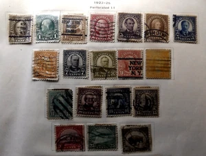 FRANCOBOLLI USA SCOTT #551-573 SET AMERICANI DI SPICCO, USATI - Foto 1 di 3