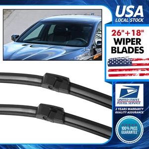 For BMW F01 F02 F04 F07 F10 M5 5 & 7 - Series 2011-2016 Windshield Wiper Blades - Picture 1 of 11