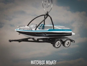 Waterski Wakebord Boat Christmas Ornament Mastercraft Moomba Supra Water Ski - Picture 1 of 10