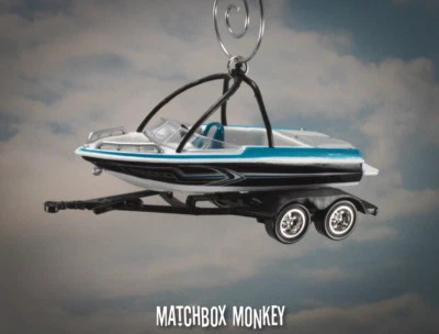 Waterski Wakebord Boat Christmas Ornament Mastercraft Moomba Supra Water Ski - Image 1 of 4