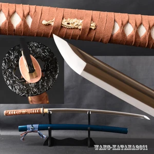 New Manganese Steel Japanese Samurai Katana Battle Ready Sharp Functional Sword - Picture 1 of 11