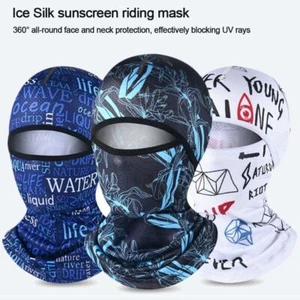 Cooling Full Face Cap Sun Protection Hiking Scarves New Face Cover Summer - Picture 1 of 22