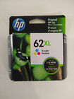 HP 62XL Tri-Color Ink Cartridge C2P07AN Expired 10/2020