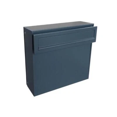 A-050 throw-through mailbox fence and gate mailbox ral7016 anthracite depth 100mm - Image 1 of 4