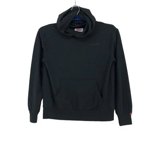 Levi's Strauss & Co Kids Boys Hoodie With High Collar Black Size 12 - Picture 1 of 9