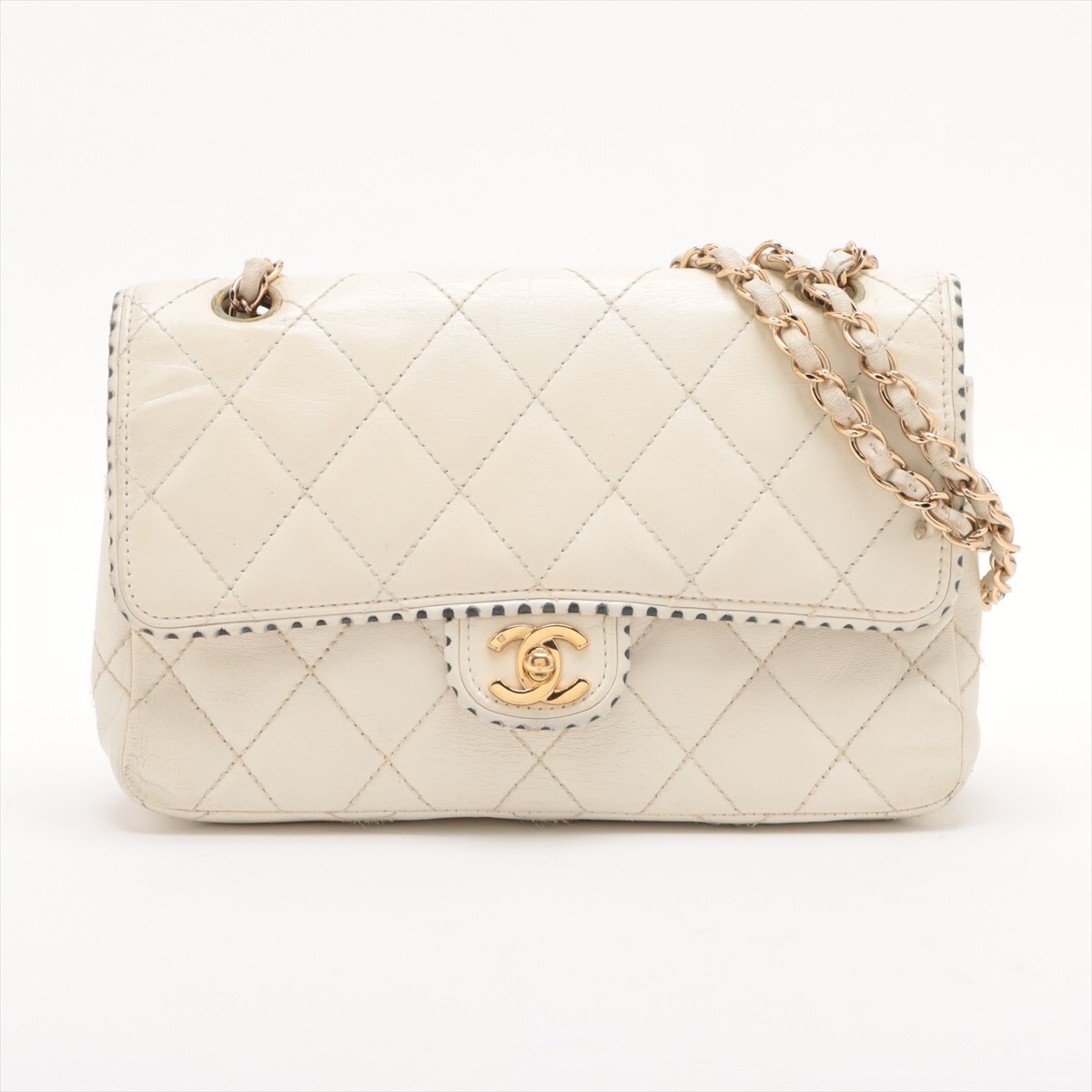 CHANEL Classic Flap Shoulder Bag White Bags & Handbags for Women 