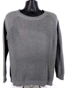 FOREVER 21 Plus Womens Knit Sweater SIZE 3X Long Sleeve Gray Cotton Acrylic - Picture 1 of 10
